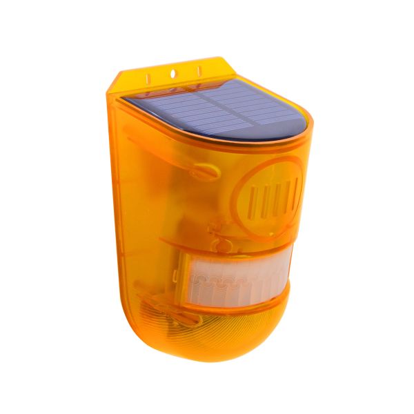 Buy cheap Solar Alarm Light Sound and light alarm device solar charging PIR Motion sensor siren Audible and visual alarm from wholesalers
