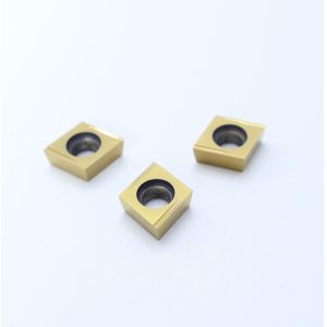 China Metal Ceramic Lathe Inserts , Silver Cnc Machine Insert CCGT09T302R-C on sale