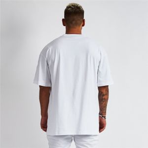 Buy cheap Mens Blank Cotton T Shirt Loose Drop Shoulder Oversized from wholesalers