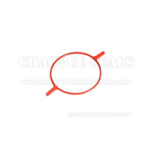 Buy cheap Orange EPDM Rubber Gasket Washer Seal Nonstandard Irregular Shaped 2mm Cross product