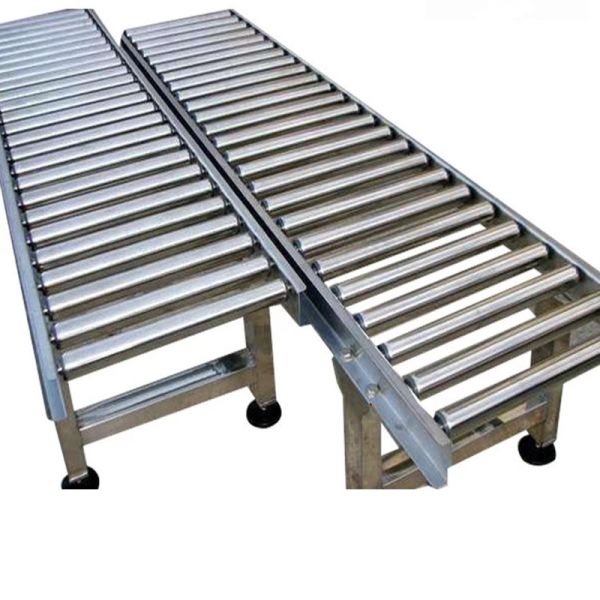 Quality Carbon Steel 1.5KW Palletizing Conveyor For Beverage , Food for sale