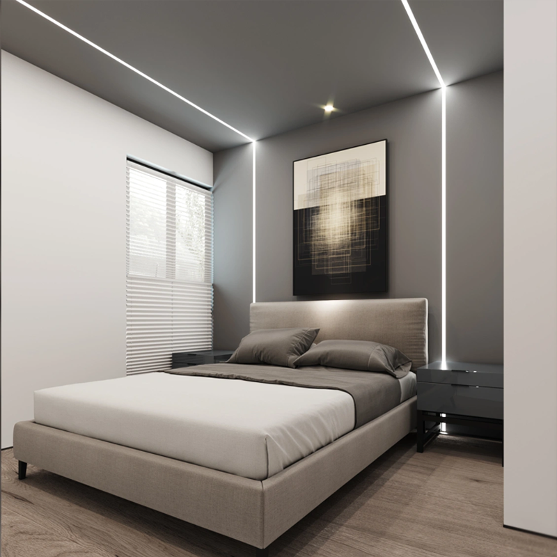 Buy cheap H11.2mm PC PMMA Recessed Aluminum LED Profile Sandblasting Opal from wholesalers