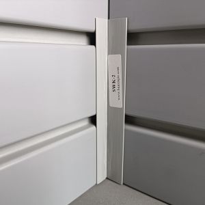 Buy cheap Extruding Customized Grey Pvc Slatwall Panels For Garage from wholesalers