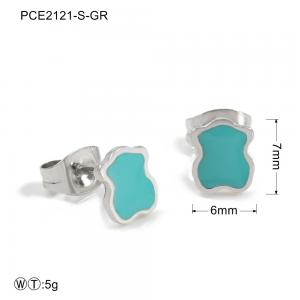 Buy cheap Fashioable Gold / Silver Plated Titanium Earrings Fashion Engagement product