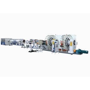 Buy cheap HDPE Steel Wire Frame Reinforced Pipe Extrusion Machine product