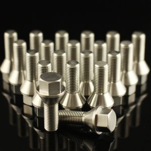 Wheel Lug Bolt Custom Titanium Part GR5 Grade 10.9 For VW AUDI MERCEDES PORSCHE