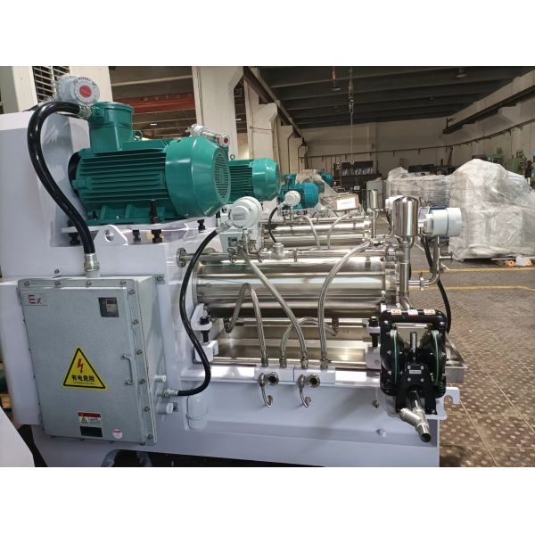 250L/100L PLC Control Wet Grinding Sand Milling Machine With Industrial Capacities For Paper Making