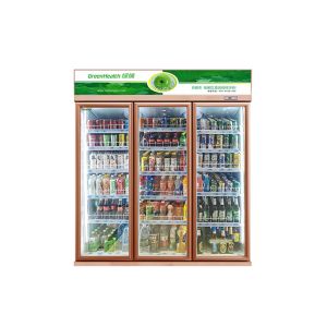 Buy cheap Eco Friendly Commercial Vertical Glass Display Coolers For Beverage from wholesalers