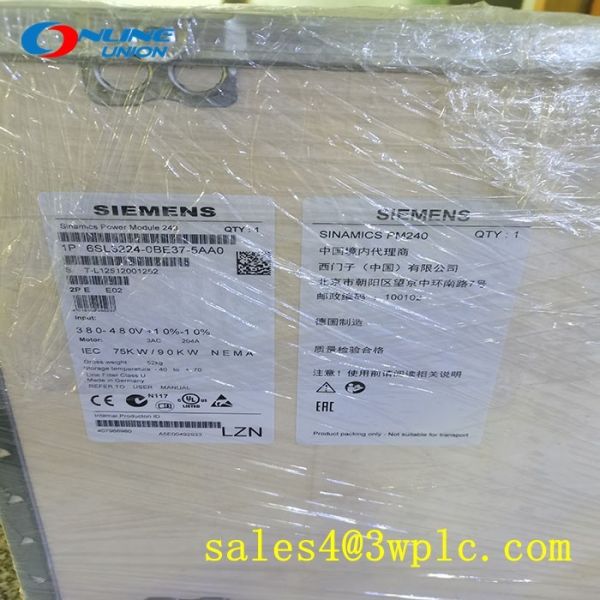 Quality 6SL3224-0BE37-5AA0 SIEMENS G120 PM240 Power Module for sale
