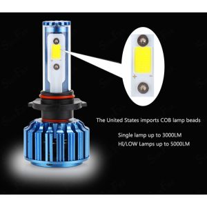Buy cheap COB Chip Car LED Headlights C2- H4 9004 9007 H13  For Offroad SUV 3200 Lumens from wholesalers