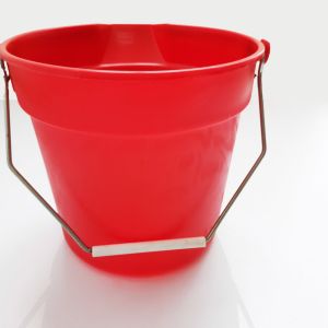 Buy cheap Heavy Duty Resistant Red Large Round Plastic Buckets With Handle from wholesalers