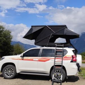 Overland XL Robust Z Rooftop Tent With 2.3m Telescopic Ladder