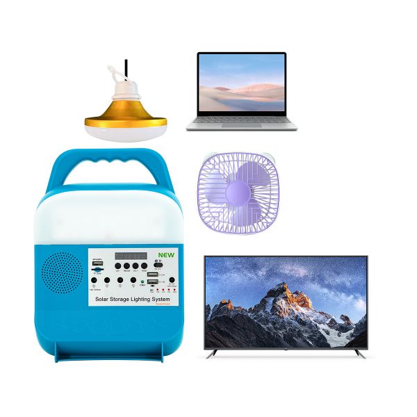 Quality 6W 4Pcs Solar Home Lighting System With IP65 Rating For Indoor And Outdoor Use Power Station With Solar Panels for sale