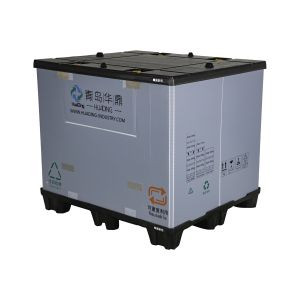 Buy cheap packaging automotive Plastic pallet box Wholesale container sleeve For Auto Parts Storage pallet box cleaning litter box from wholesalers