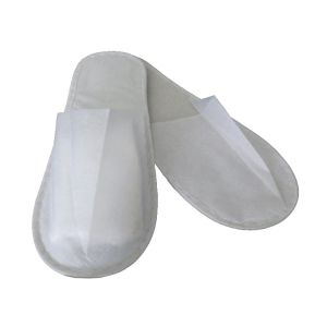Buy cheap White 4mm Non Woven Disposable Hotel Slippers from wholesalers