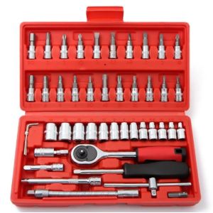 Buy cheap tool set wholesale Tool Kit with Tool Storage Case Hand Tool auto repair for home use from wholesalers
