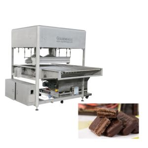 Buy cheap Ice Cream 400kg/H Chocolate Enrobing Machine from wholesalers