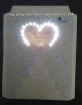 Buy cheap Heart Shaped Fiber Optic Musical Greeting Card with Custom / stardard sound from wholesalers