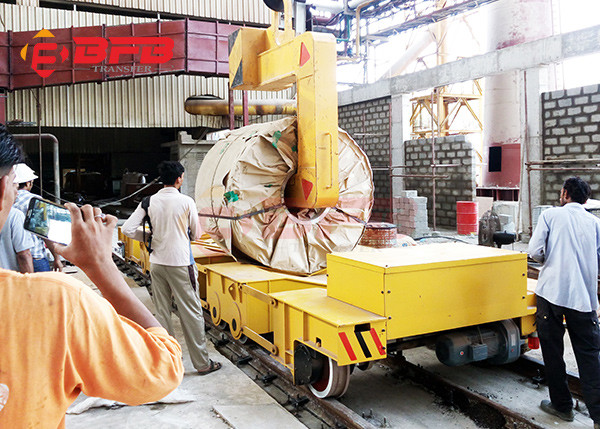 Multi Color Battery Transfer Cart With Bridge Crane ISO9001 Certificated