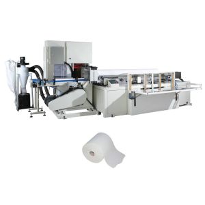 Buy cheap Xinyun Jrt Roll Automatic Maxi Roll Paper Cutting Band Saw Machine Max 300mm Length 15KW from wholesalers