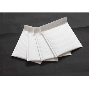 Hot Stamping Padded Postal Envelopes Stone Paper With Zipper / Button