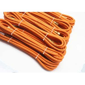 BP 60bar Orange Color Rubber Gas Hose with 3/8” Left-hand thread Fitting