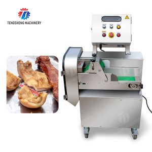 Buy cheap Pork Slices Sliced cooked pork head Cut the snow ear cooked meat slicer machine Vegetable and Meta Cutting Beef Pork Chicken Lamb Carrot from wholesalers