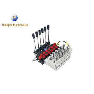 Buy cheap P40 Electric Pneumatic Hydraulic Directional Control Valves 6 Spool 3 Way Spring Return from wholesalers