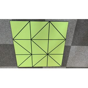 Buy cheap Eco-Friendly Practical Felt 3d Hexagon Acoustic Panel Polyester Fiber from wholesalers