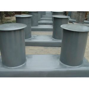 China Sheaves Dia 60mm ZG230 500T Casting Mooring Bollards on sale