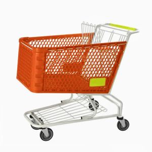 Buy cheap Custom Logo Printing Plastic Trolley Basket Durable Lightweight For Retail from wholesalers