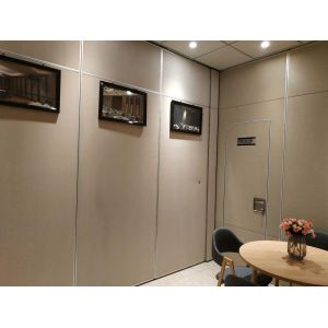 Melamine Conference Hall Folding Partition Walls Acoustic Sliding Sound Proof
