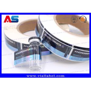 Buy cheap Adhesive Scratch Off Vial Stickers Holographic Printing Custom Design from wholesalers