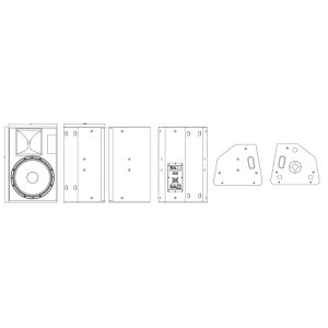 Buy cheap 15 inch Active full range loudspeaker with 600W amplifier for conference room, nightclub, disco, indoor stage, bar, church from wholesalers