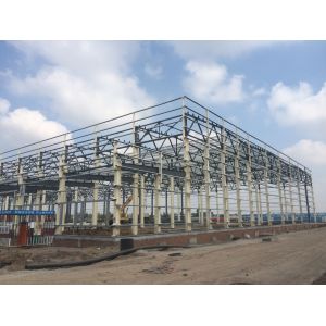 Buy cheap Prefabricated Galvanized Steel Structure Construction Warehouse from wholesalers