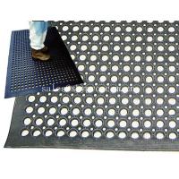 Buy cheap Anti-fatigue high drainage home use kitchen rubber mats , black / red product