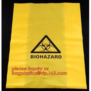 Buy cheap autoclavable ldpe medical biohazard waste plastic bags for clinical waste, Biohazard disposable medical sterilization, h from wholesalers