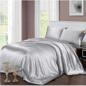 Soft Satin Bedding Pillow Case Set Moisture Wicking Bedding Pillow Protector