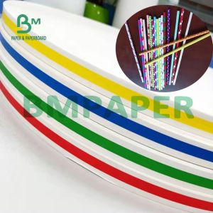 Eco Friendly Disposable Drinking Straw Paper For Bubble Tea Straws