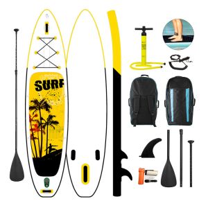 Buy cheap 2022 FUSION TECH new design inflatable stand up padlle board soft top air inflate sup paddle board with fins from wholesalers