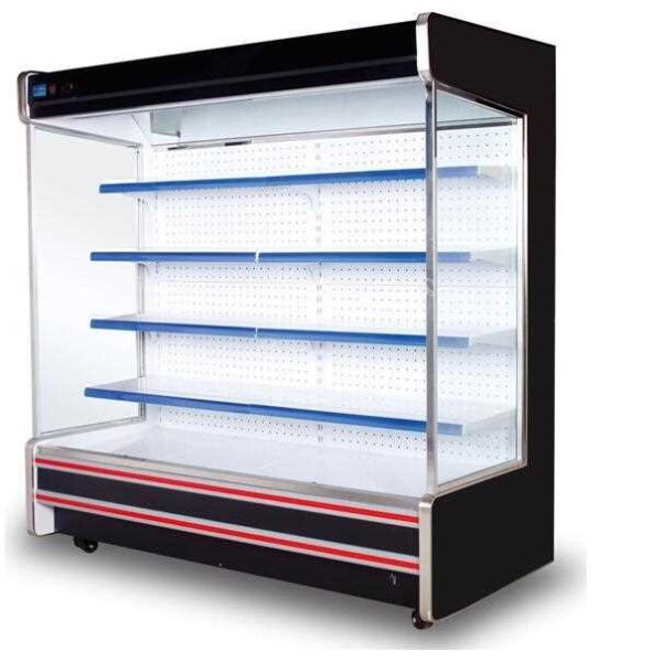 Buy cheap Multi Layer Shelves Supermarket Glass Door Freezer Good Temperature Evenness from wholesalers