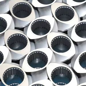 Extruder Accessories Screw And Barrel Screw Elements Custom Materials High