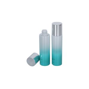 Buy cheap Gradient Spraying Printing Micellar Pet Cosmetic Bottle 100ml 150ml 200ml from wholesalers