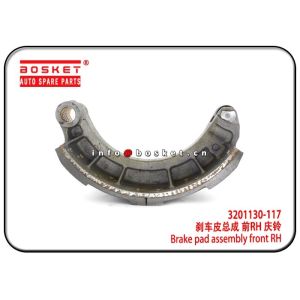 Buy cheap ISUZU FVR34 3201130-117 3201130117 Brake Pad Assembly Front Right Hand from wholesalers