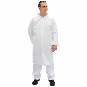 Buy cheap Customized Disposable Patient Exam Gowns , White Waterproof Lab Coat from wholesalers