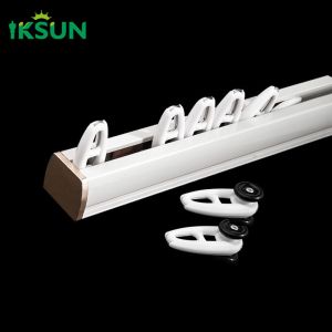 China 6063 Aluminium Recessed Curtain Track For Home Aluminium Curtain Rails on sale