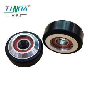 Buy cheap Quiet Running Rubber Roller Wheel With Stainless Steel or Aluminum Core from wholesalers