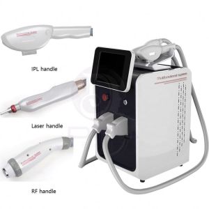 high quality 3 in 1 multifunctional ipl rf handle IPL OPT E-light ND laser RF