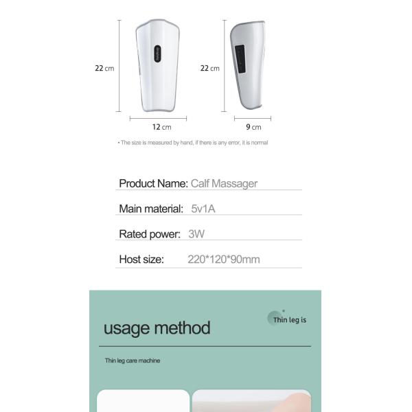 Buy cheap 24 Watts Electric Leg Massager For Circulation Three Modes from wholesalers