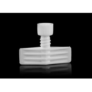 PE Dia 4.5mm Twist Off Spout Cover / Cap Nozzle All In One For Cosmetic Pouch